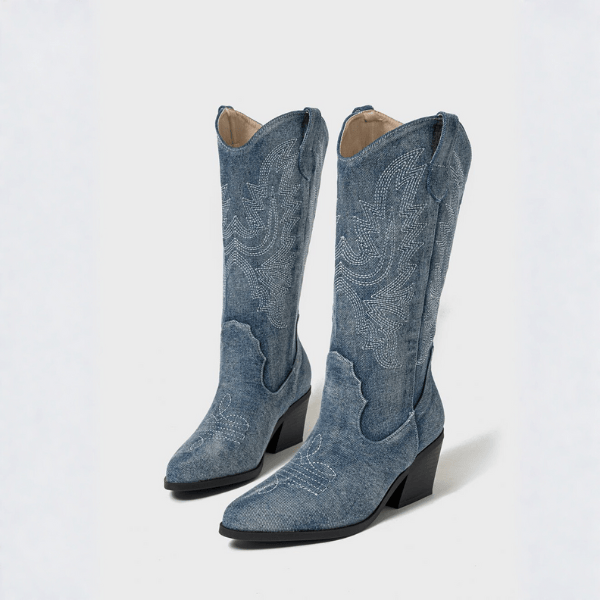 Velira Footwear Women Delara Siuvinėti Vakarų Batai