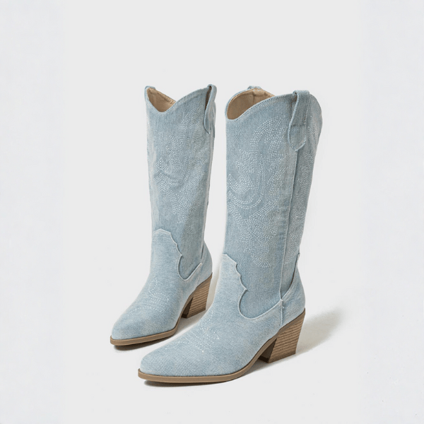 Velira Footwear Women Delara Siuvinėti Vakarų Batai