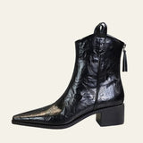 Velira Footwear Women Juoda / 5.0 Dakota Zip-Detail Bloko Kulno Kulniukai