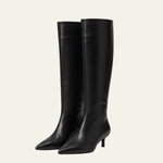 Velira Footwear Women Juoda / 5.0 Milano Aštrūs Pirštai Iki Kelių Batai