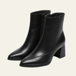 Velira Footwear Women Juoda / 5.0 Milano odinė kulkšnies botai