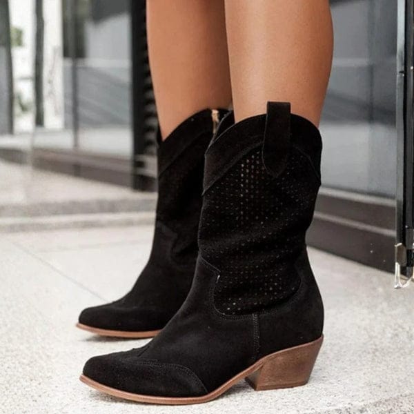 Velira Footwear Women Juoda / 5.0 Sedonos perforuoti vakarų batai