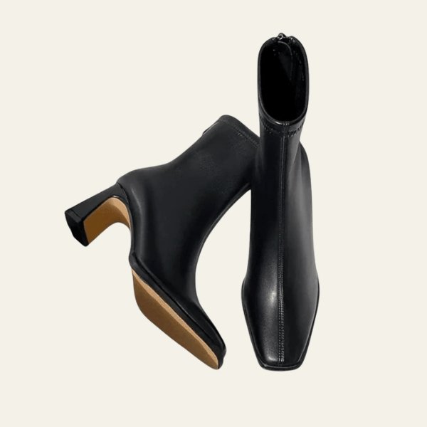 Velira Footwear Women Juoda / 5.0 Vienos odinės kulkšnies botai