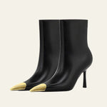 Velira Footwear Women Juoda / 6.0 Kyoto Metal-Cap Stiletto Batai