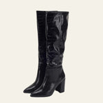 Velira Footwear Women Juoda / 6.0 Milano krokodilo rašto aukštakulniai batai