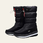 Velira Footwear Women Juoda / 6.0 Šiaurės Izoliuoti Siuvinėti Sniego Batai