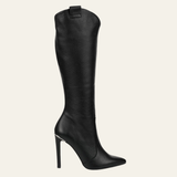 Velira Footwear Women Juoda Oda / 5.0 Siena Suede Kelių Ilgio Batai
