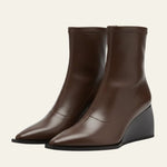 Velira Footwear Women Liono odiniai platforminiai batai