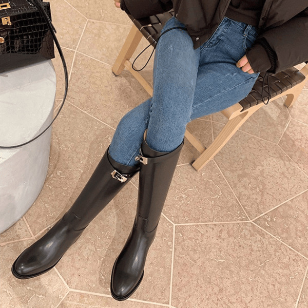 Velira Footwear Women Marais odiniai diržai batai