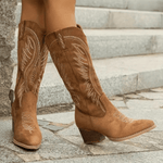 Velira Footwear Women Maren Siuvinėtos Vakarų Batai