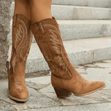 Velira Footwear Women Maren Siuvinėtos Vakarų Batai
