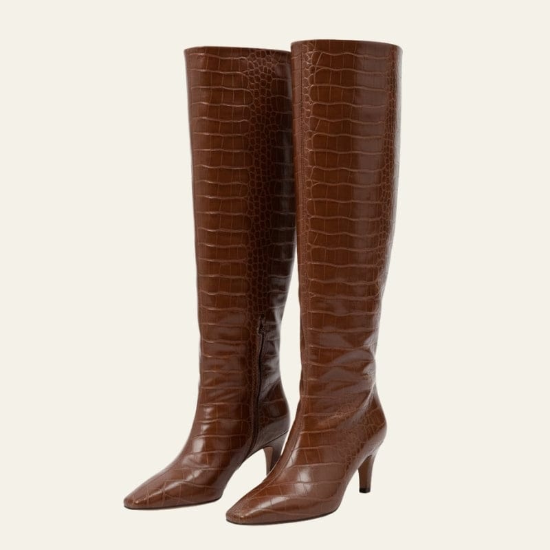 Velira Footwear Women Marseilio Croc Aukštas Batas