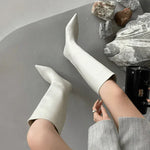 Velira Footwear Women Milano Aštrūs Pirštai Iki Kelių Batai