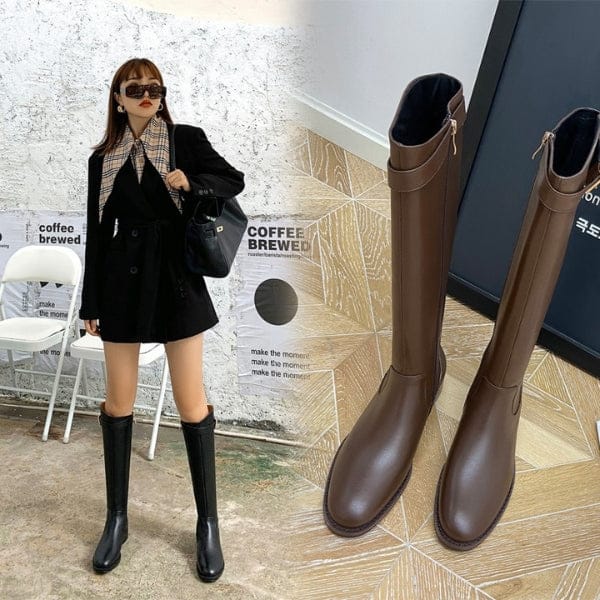 Velira Footwear Women Milano Ekvestrianiai Odiniai Batai