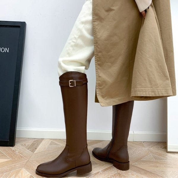 Velira Footwear Women Milano Ekvestrianiai Odiniai Batai