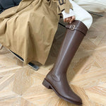 Velira Footwear Women Milano Ekvestrianiai Odiniai Batai