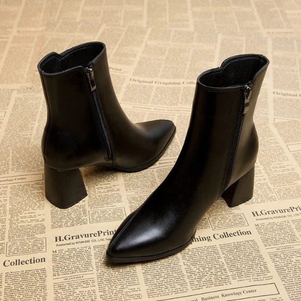 Velira Footwear Women Milano odinė kulkšnies botai