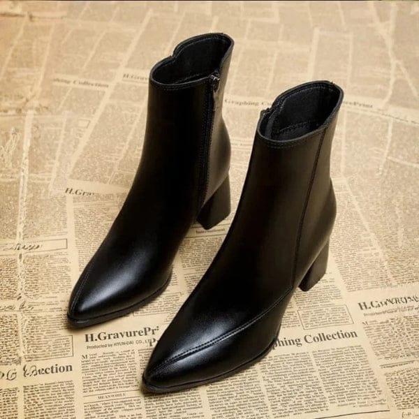 Velira Footwear Women Milano odinė kulkšnies botai
