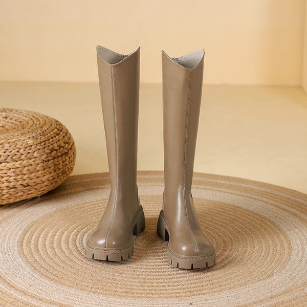 Velira Footwear Women Milano odiniai kelių ilgio batai