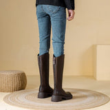 Velira Footwear Women Milano odiniai kelių ilgio batai