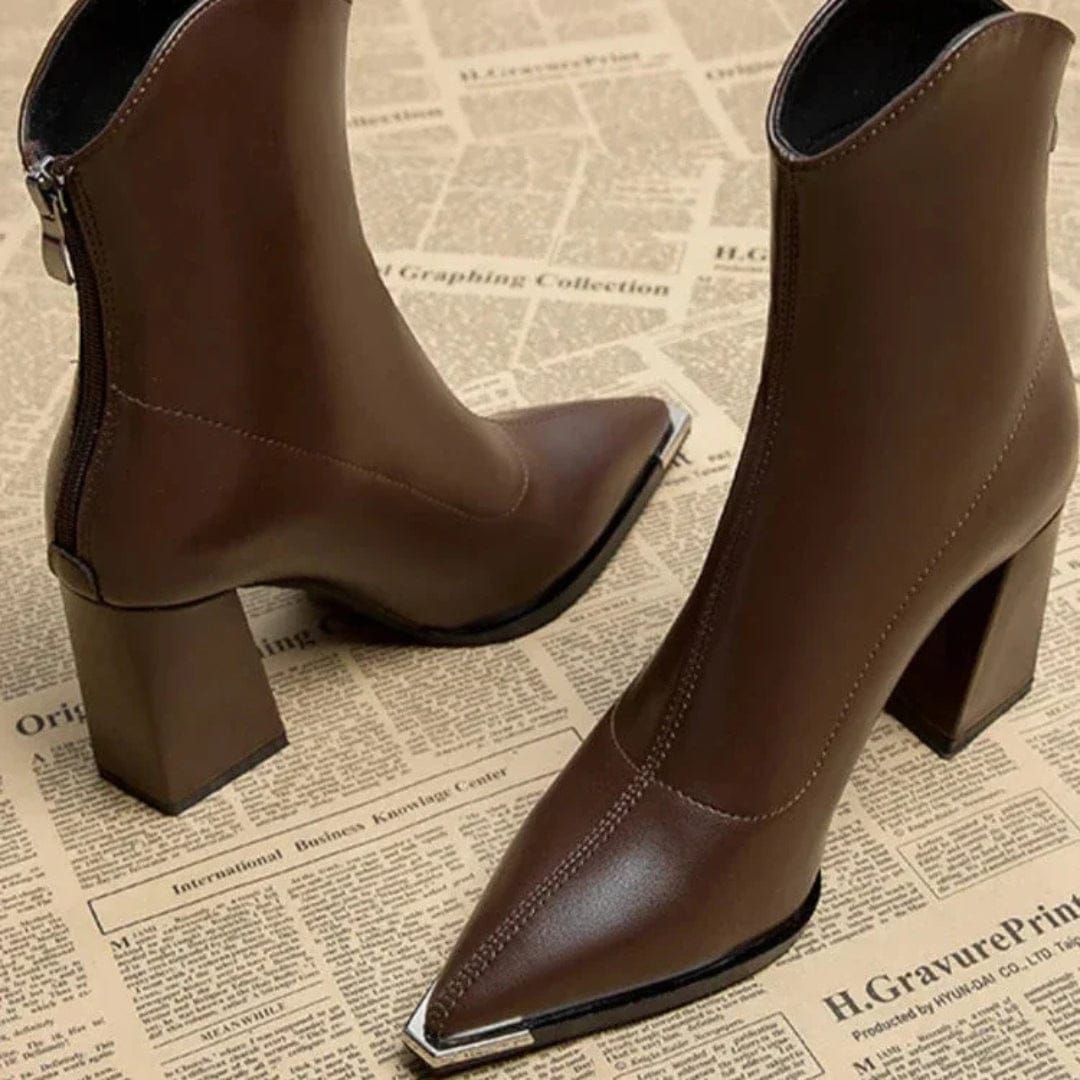 Velira Footwear Women Riviera Blokinio Kulno Užtrauktuko Aulinukai