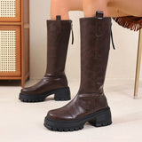 Velira Footwear Women Riviera Lug-Sole Aukštakulniai Batai