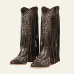 Velira Footwear Women Ruda / 5.0 Dakota Fringe Vakarų Kelių Batai