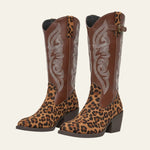 Velira Footwear Women Ruda / 5.0 Sedona Vakarų Siuvinėtos Kelių Ilgio Batai