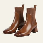 Velira Footwear Women Ruda / 5.0 Vienos odinės aulinės