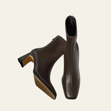 Velira Footwear Women Ruda / 5.0 Vienos odinės kulkšnies botai