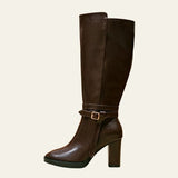 Velira Footwear Women Ruda / 6.0 Ciuricho dirželių aukšti batai