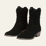 Velira Footwear Women Sedona Suede-Touch Vakarų Apykaklės Batas