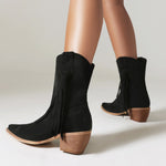 Velira Footwear Women Sedonos leopardų rašto kaubojiški batai