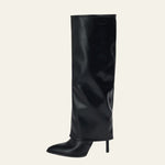 Velira Footwear Women Soho Fold-Over Stiletto Batai