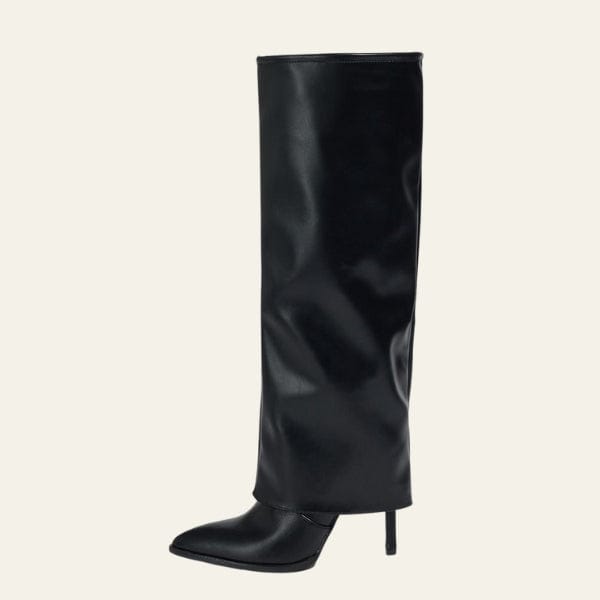 Velira Footwear Women Soho Fold-Over Stiletto Batai