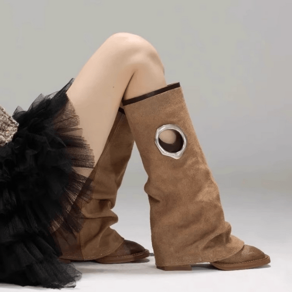 Velira Footwear Women Sorella Iškirptos Kvadratinės Pirštinės Vakarų Batai