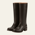 Velira Footwear Women Tamsiai ruda / 5.0 „Aspen“ struktūrizuoti aukšti batai