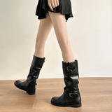 Velira Footwear Women Valensijos kelių vamzdiniai batai