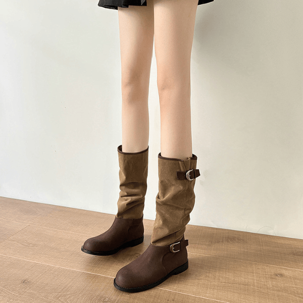 Velira Footwear Women Valensijos kelių vamzdiniai batai