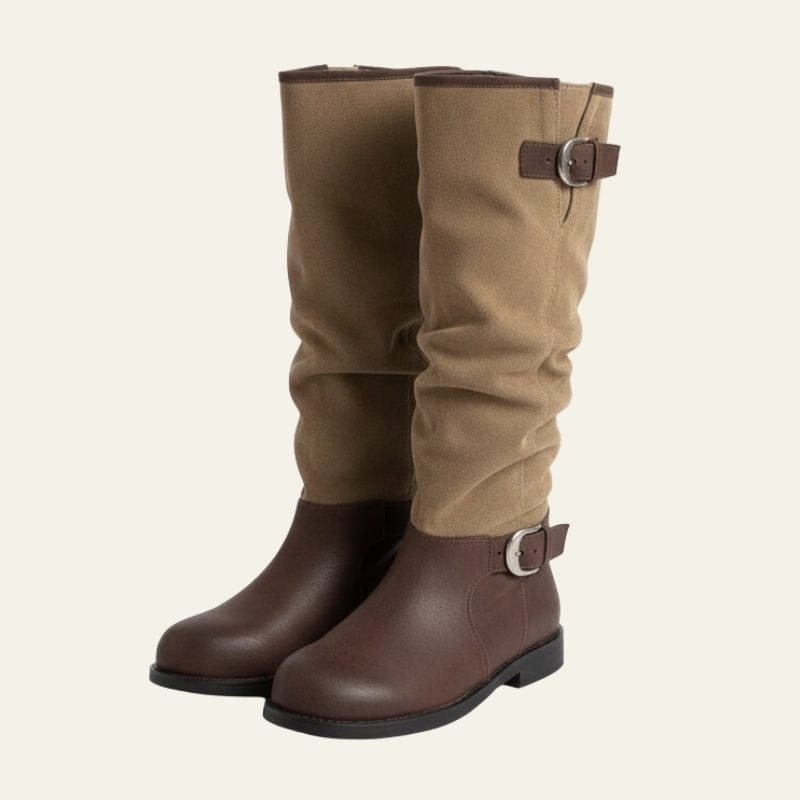 Velira Footwear Women Valensijos kelių vamzdiniai batai