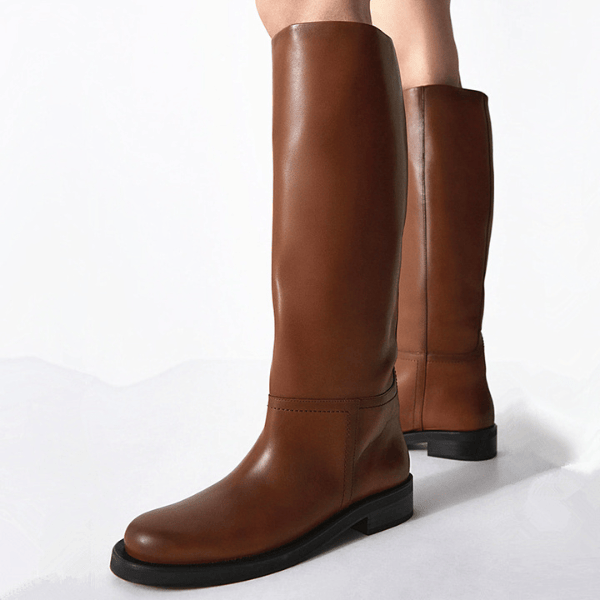 Velira Footwear Women Valensijos odiniai kelio batai