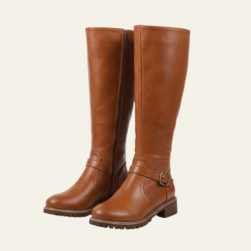 Velira Footwear Women Verona užtrauktuko detalėmis iki kelių batai