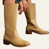 Velira Footwear Women Viena Odinė Kelio Batai