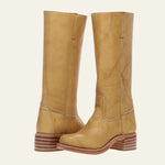 Velira Footwear Women Viena Odinė Kelio Batai