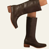Velira Footwear Women Viena Odinė Kelio Batai