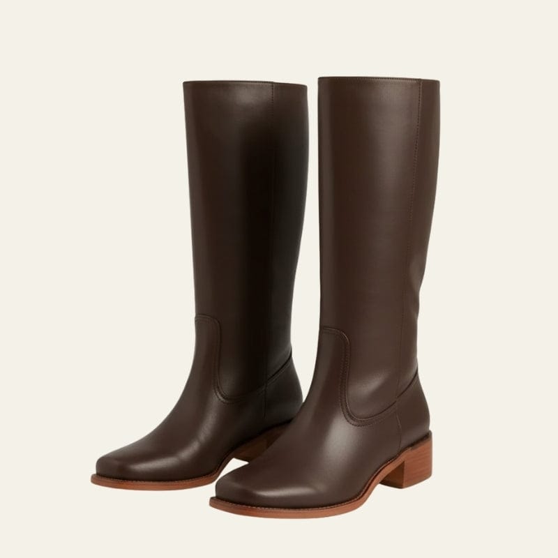 Velira Footwear Women Viena Odinė Kelio Batai