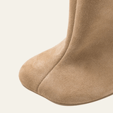 Velira Footwear Women Vienos Suede Kelių Ilgio Batai