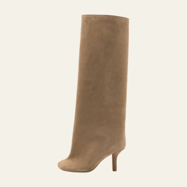 Velira Footwear Women Vienos Suede Kelių Ilgio Batai