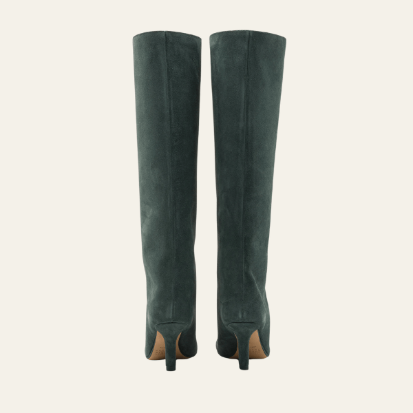 Velira Footwear Women Vienos Suede Kelių Ilgio Batai
