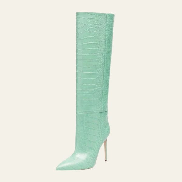 Velira Footwear Women Žalia / 5.0 Prahos Akmens Stiletto Batai